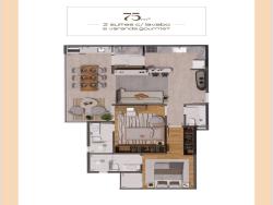 #LA1477 - Apartamento para Venda em São José dos Campos - SP - 2